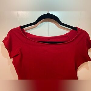 Red Off the Shoulder